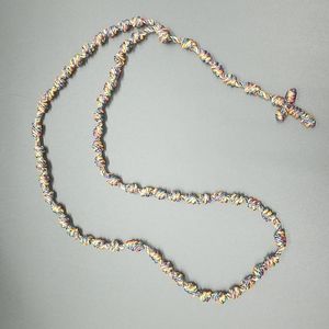 Rainbow Knotted Cord Catholic Rosary